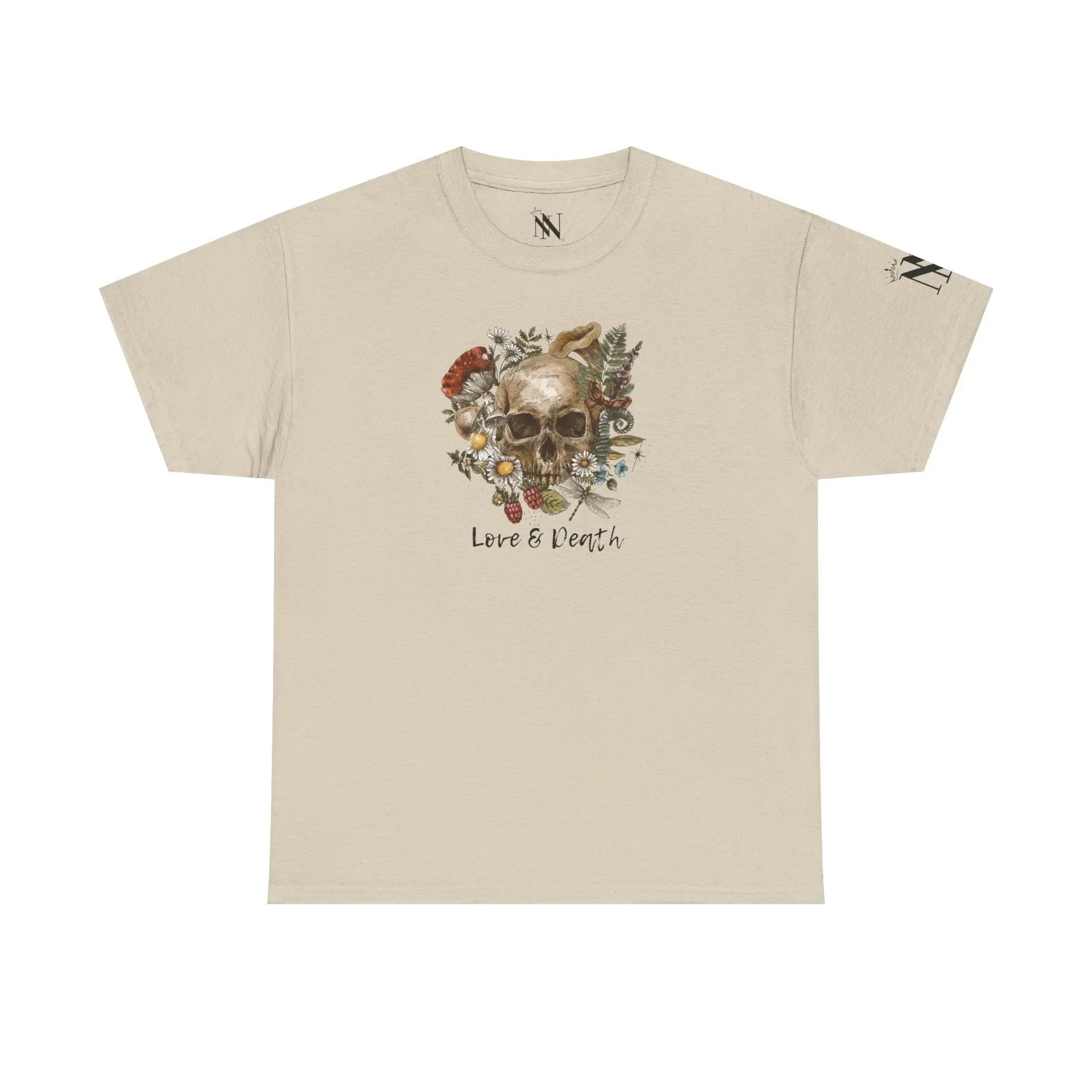 Love & Death Skull Floral | Nectar Napkins Fun-Flirty Lovers’ T-Shirts