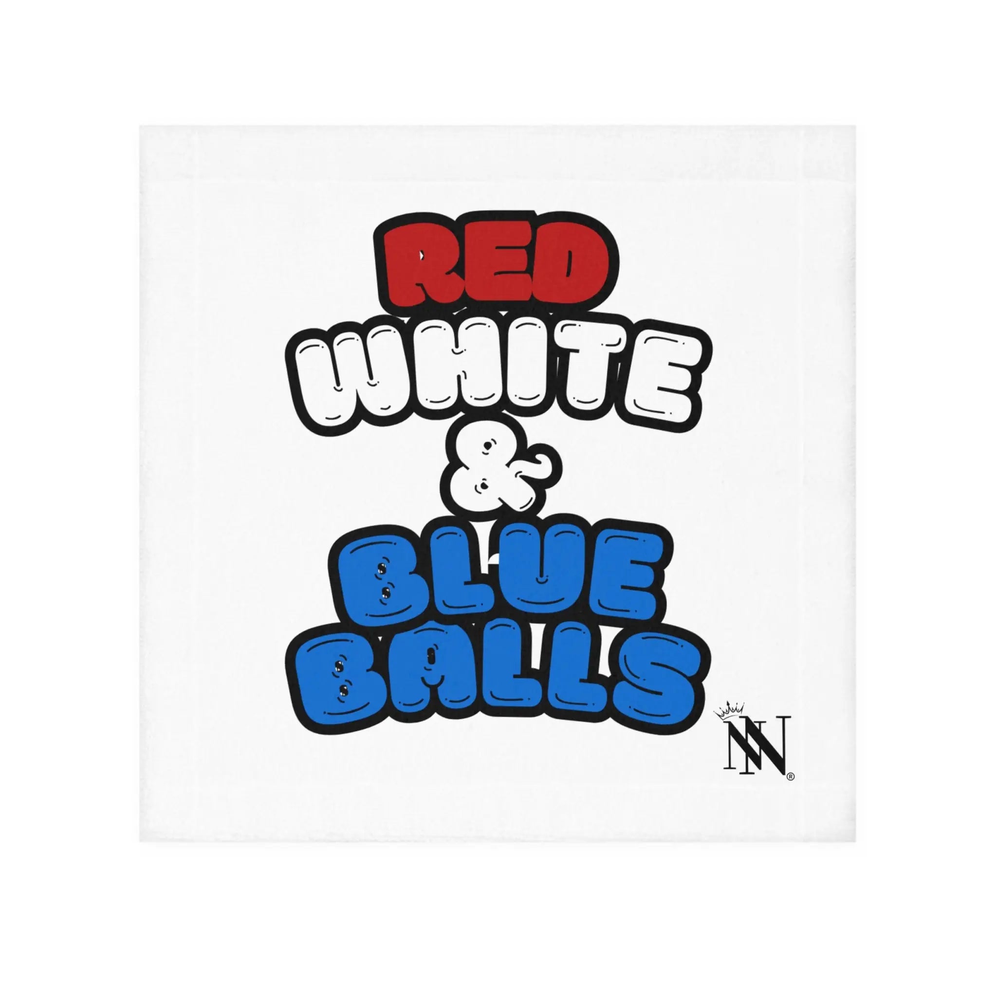 Red White & Blue Balls | Nectar Napkins Lils’ Fun-Flirty Lovers’ Towels