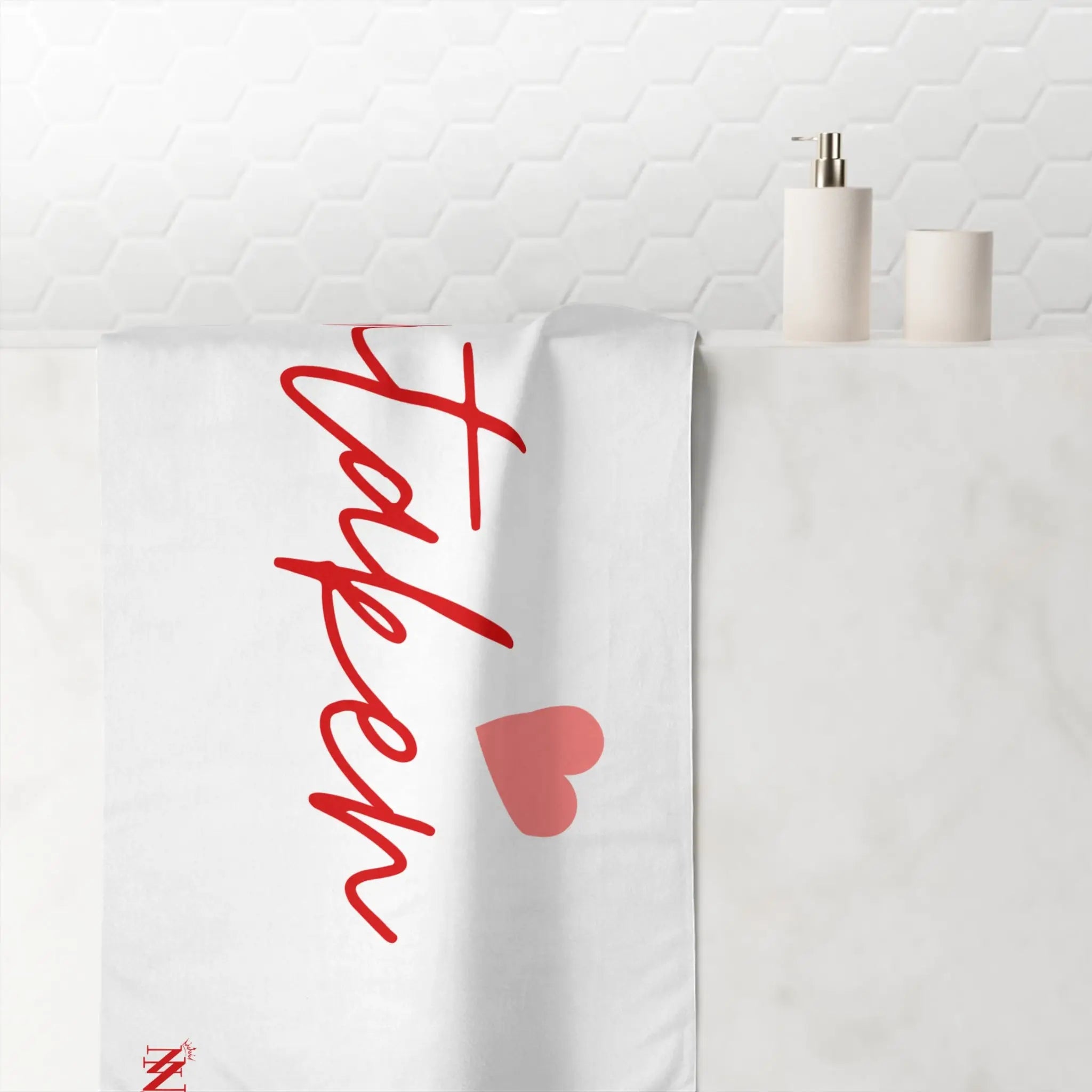 Untaken Heart | Mix & Match XL Fun-Flirty Lovers’ Towels