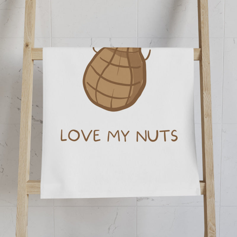 Love My Nuts | Mix & Match Classic Fun-Flirty Lovers’ Towels