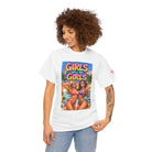 Party Girls Will Be Girls Graphic Series Romantic Couples Sex Gifts 100% Cotton T-Shirt