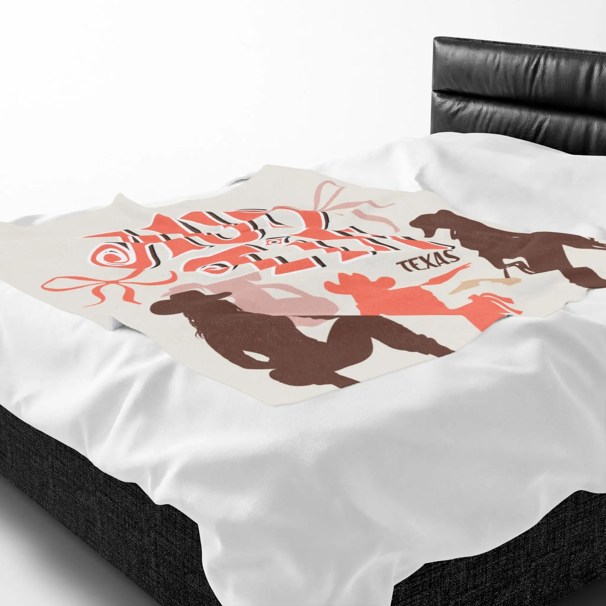 Austin Texas Cowgirl Blanket