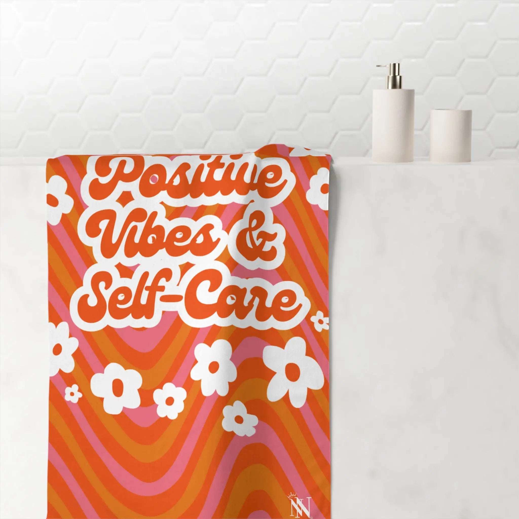 Positive Vibes & Self-Care Large Sex Towel