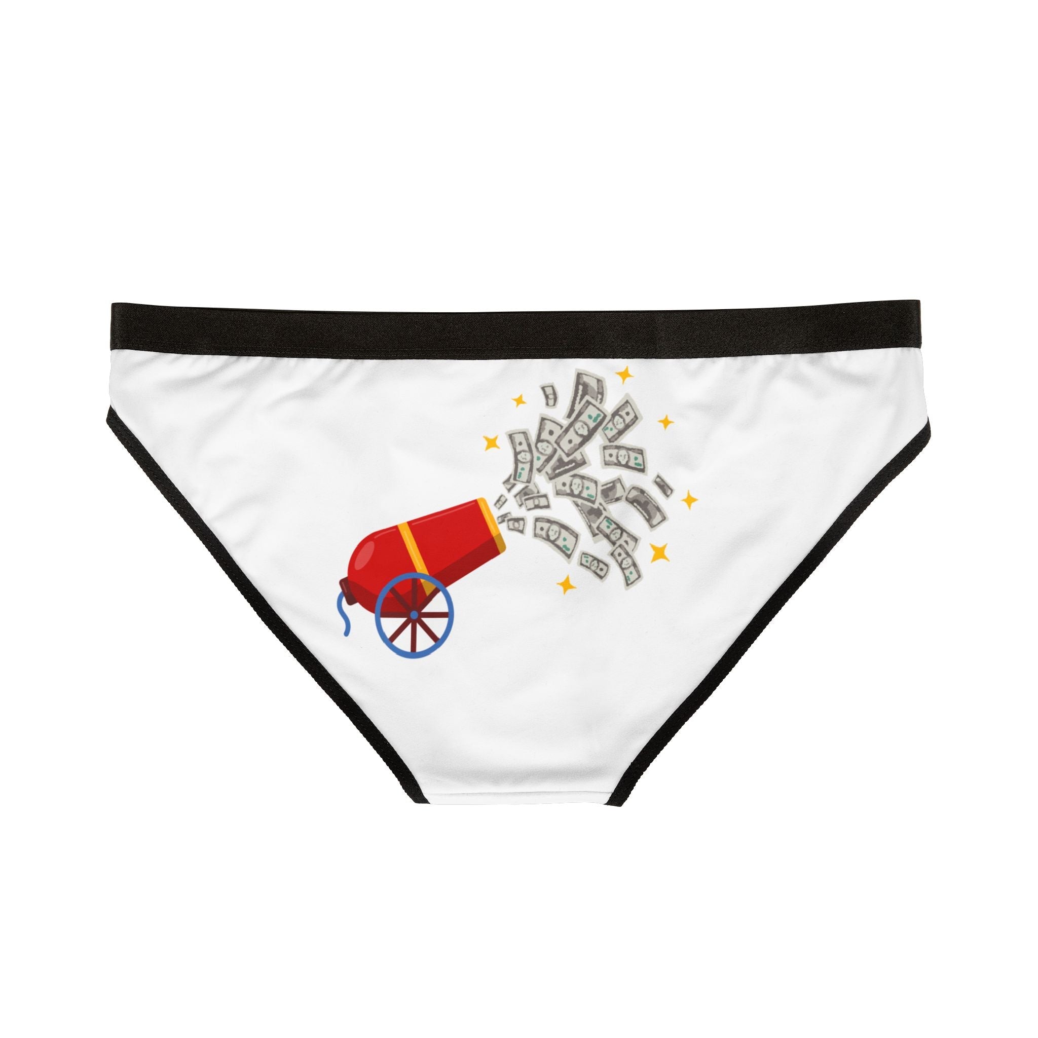 Money Shot Cannon Emoji | Mix & Match Women’s Fun-Flirty Lovers’ Panties
