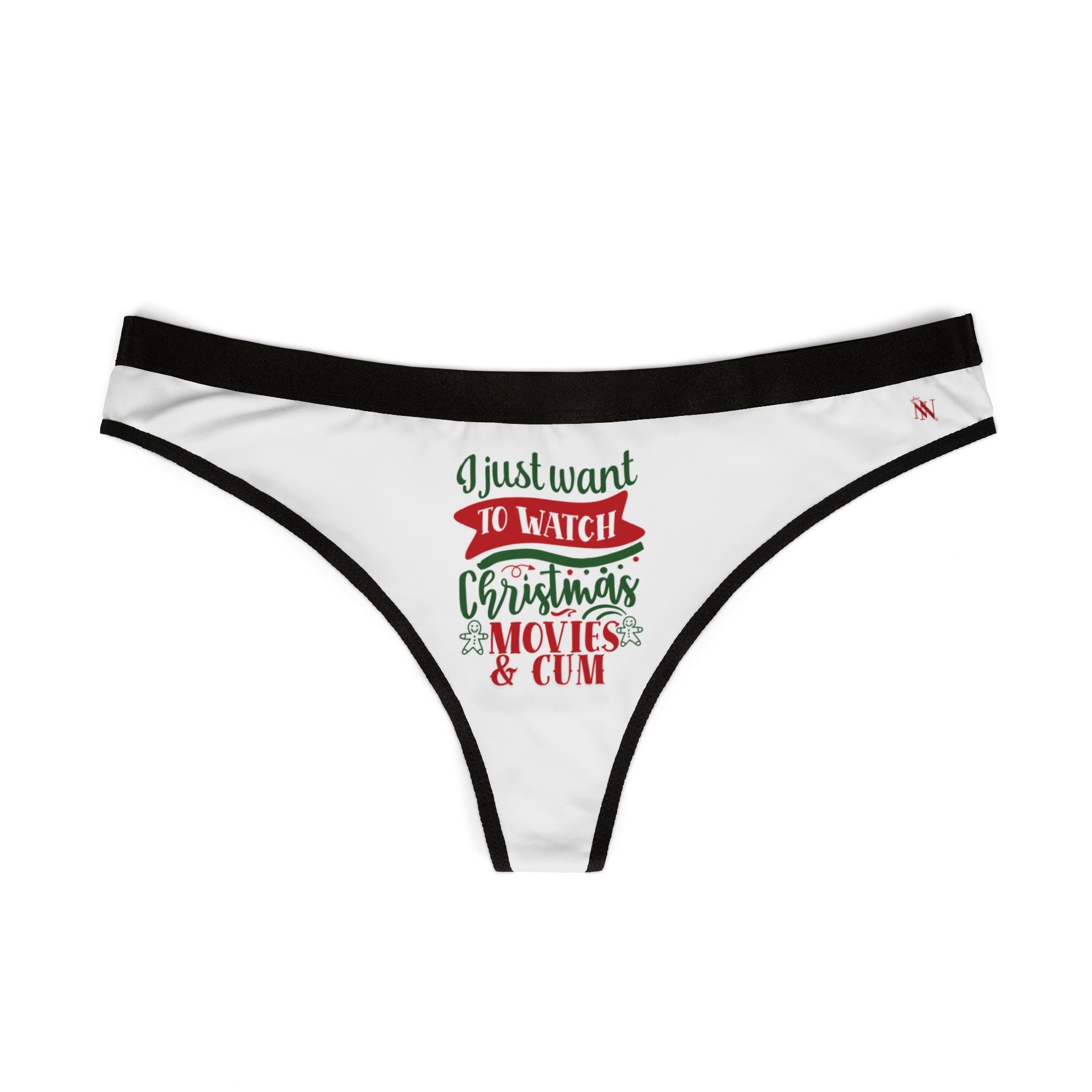 Christmas Movies & Cum | Mix & Match Women’s Fun-Flirty Lovers’ Thongs