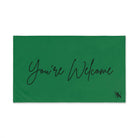 You’re Welcome Green | Mix & Match Classic Fun-Flirty Lovers’ Towels