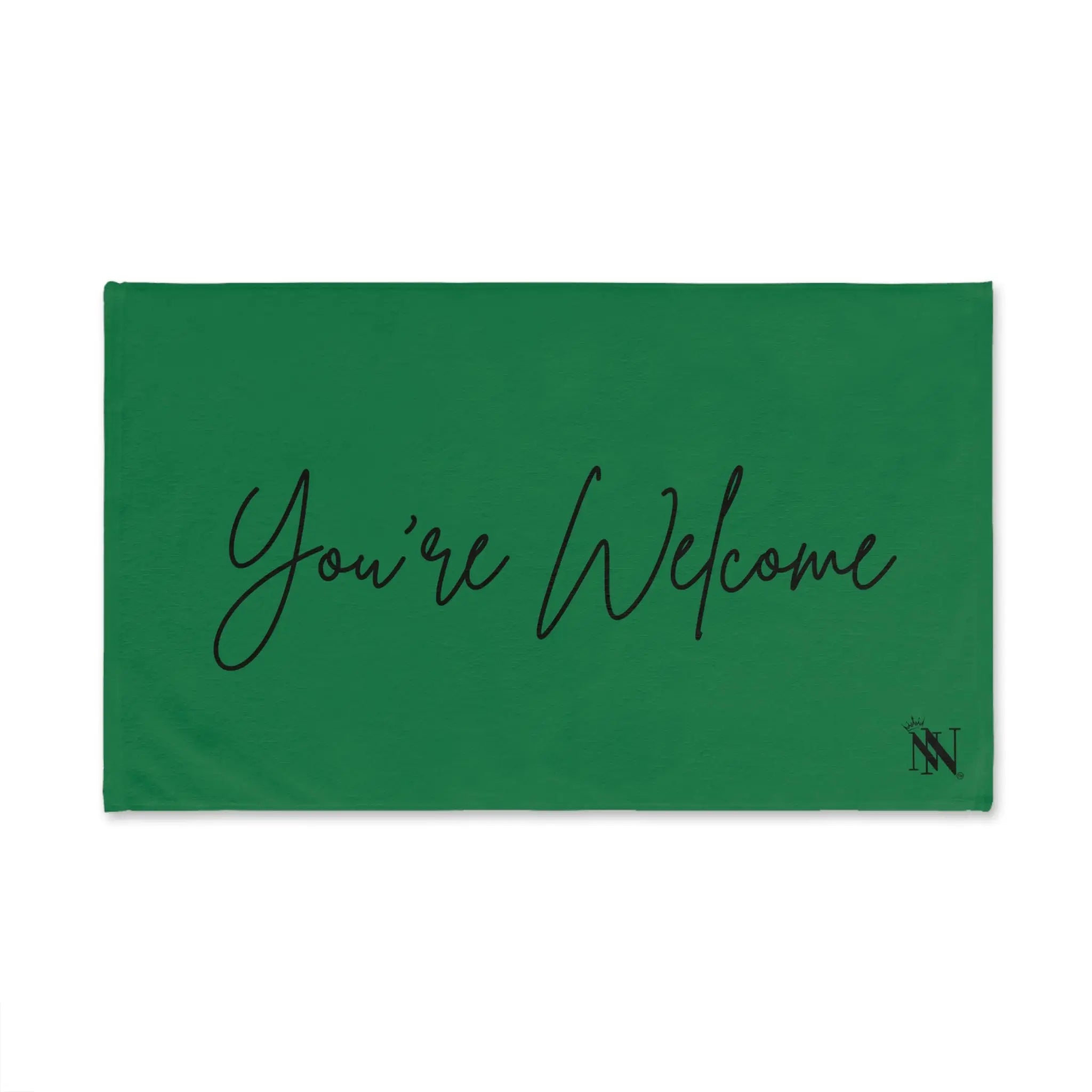 You’re Welcome Green | Mix & Match Classic Fun-Flirty Lovers’ Towels