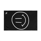 Happy Smiling Emoji Black | Mix & Match Classic Fun-Flirty Lovers’ Towels