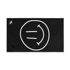 Happy Smiling Emoji Black | Mix & Match Classic Fun-Flirty Lovers’ Towels
