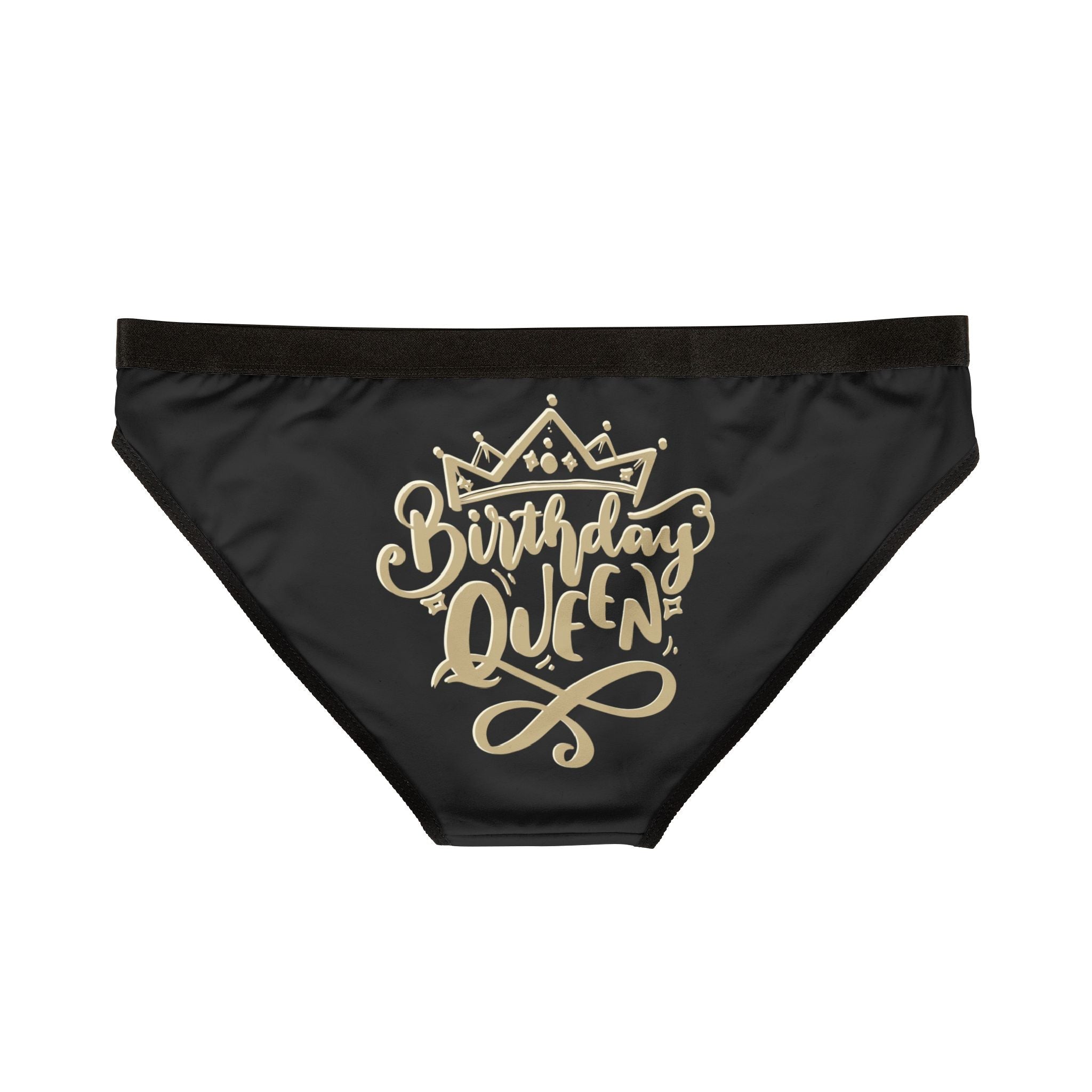Gold Crown Birthday Queen | Mix & Match Women’s Fun-Flirty Lovers’ Panties