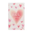 Fuck Yourself Heart Pattern Cum Towel