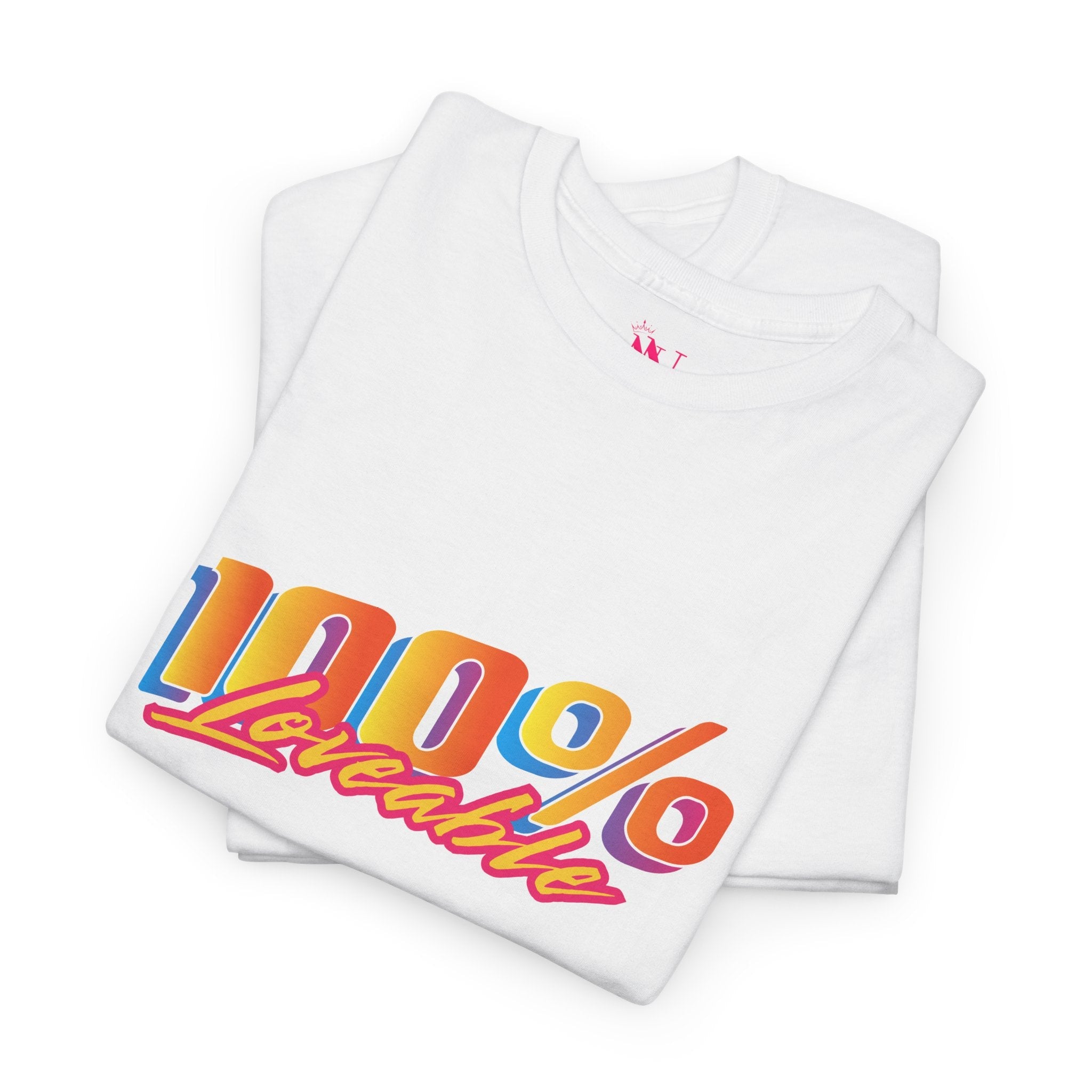 100% Loveable | Mix & Match 100% Cotton Unisex Fun-Flirty Lovers’ Tees