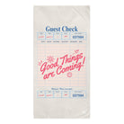 Good Things Are Coming! Guest Check | Mix & Match XL Fun-Flirty Lovers’ Towels
