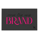 Cum Try My Brand Dark Grey | Mix & Match Soft Fun-Flirty Lovers’ Towels
