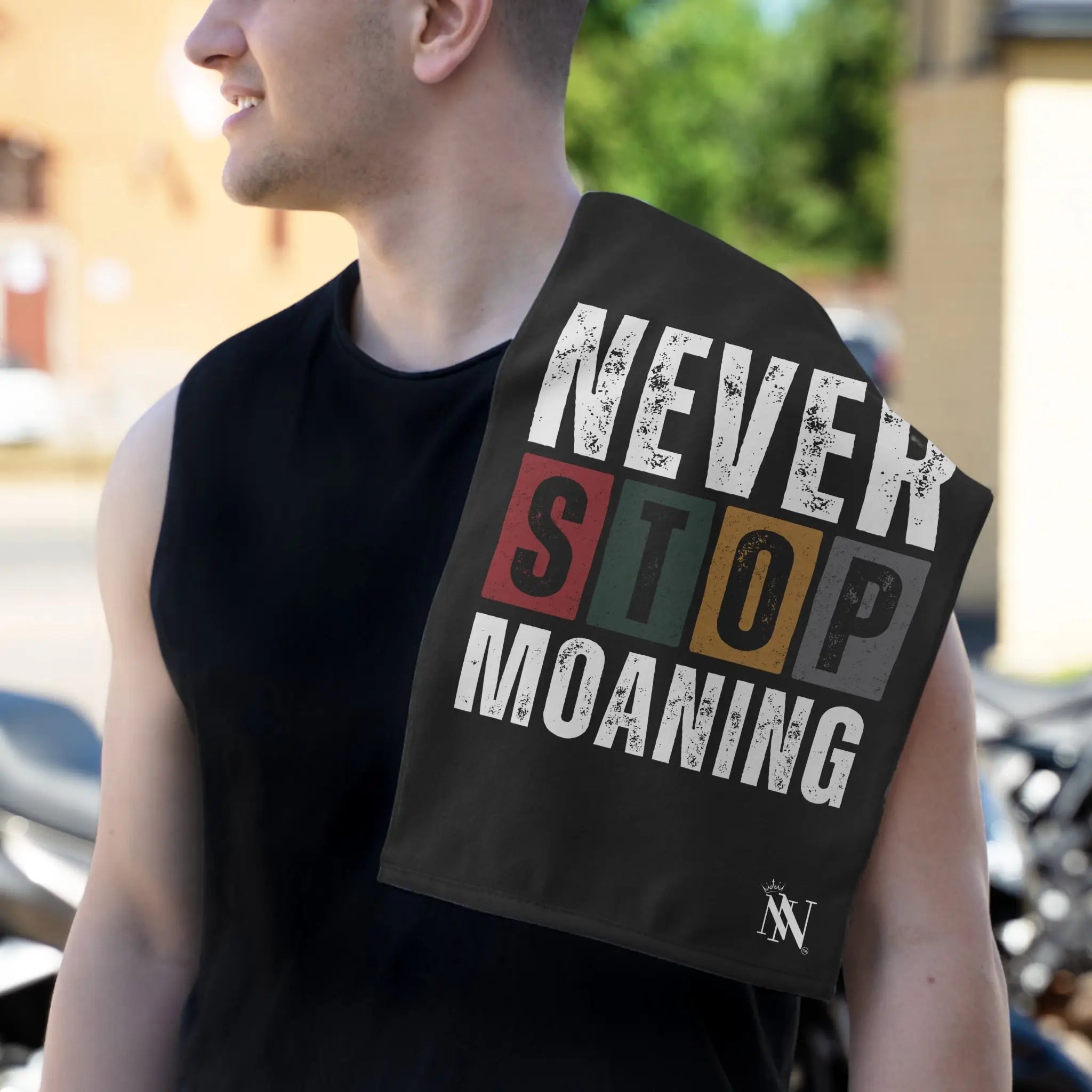 Never Stop Moaning | Mix & Match Soft Fun-Flirty Lovers’ Towels