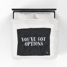 You’ve Got Options | Mix & Match Velveteen Fun-Flirty Lovers’ Blankets