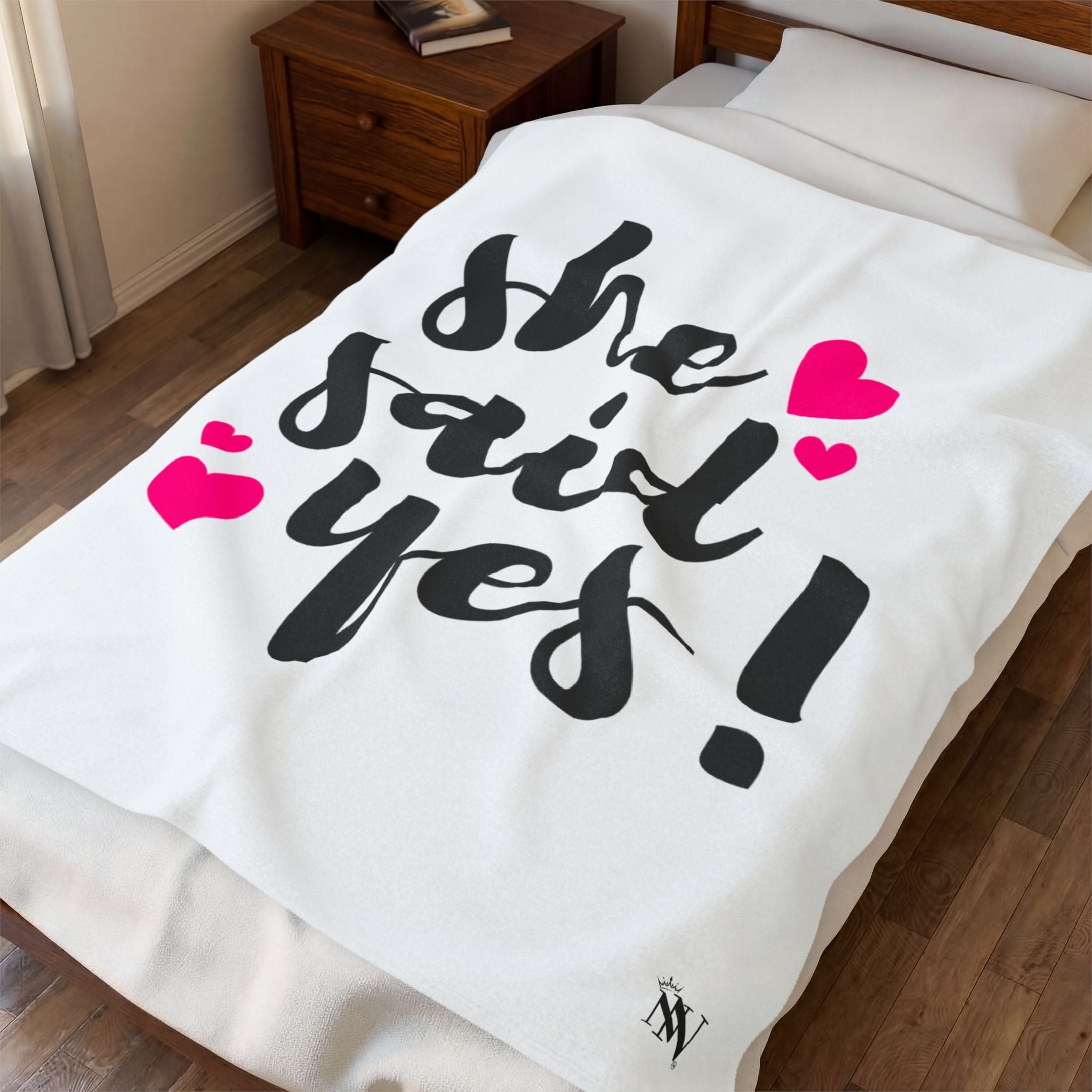 She Said Yes! | Mix & Match Soft Fun-Flirty Lovers’ Blankets