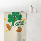 Looking for Luck Shamrock St. Patrick’s Day | Mix & Match XL Fun-Flirty Lovers’ Towels