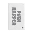 Push Harder Grey | Mix & Match Original Fun-Flirty Lovers’ Towels