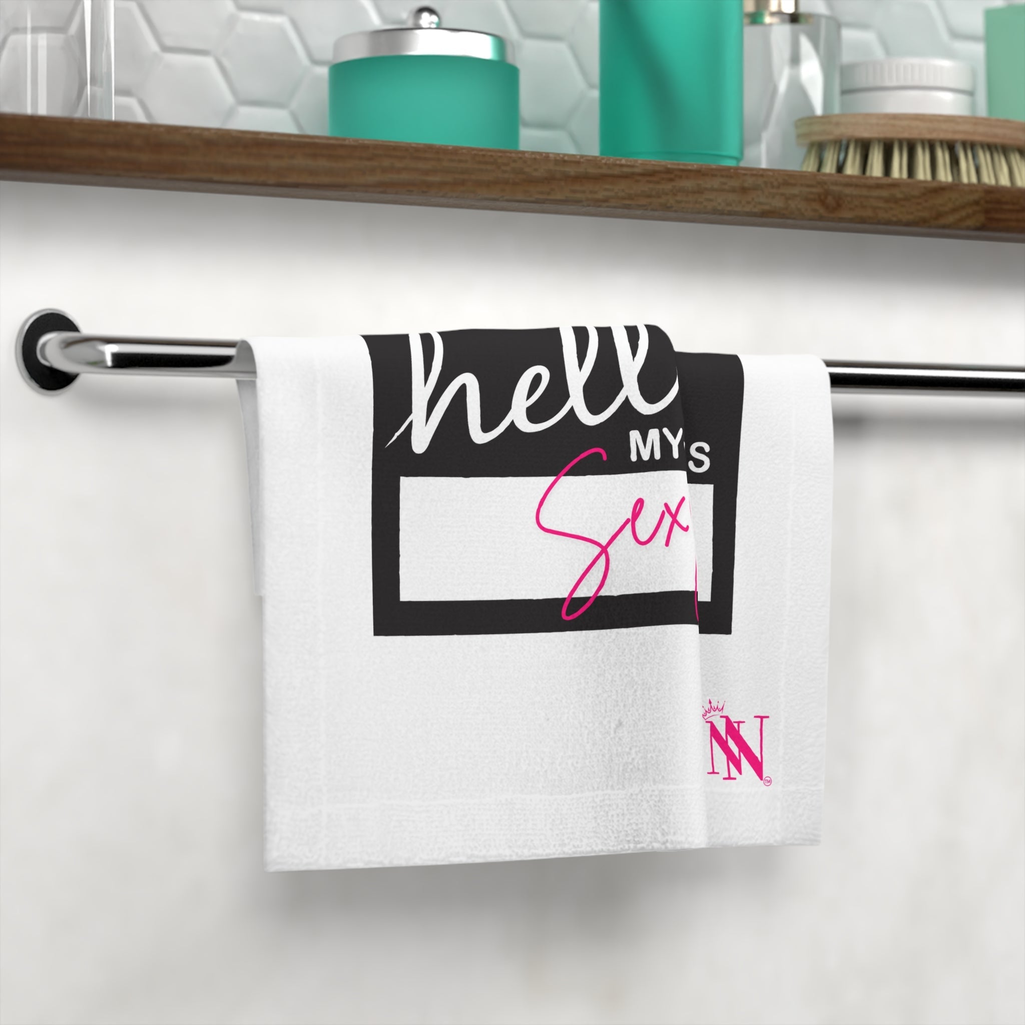 Hello My Name Is Sexy Tag | Mix & Match Lils’ Fun-Flirty Lovers’ Towels