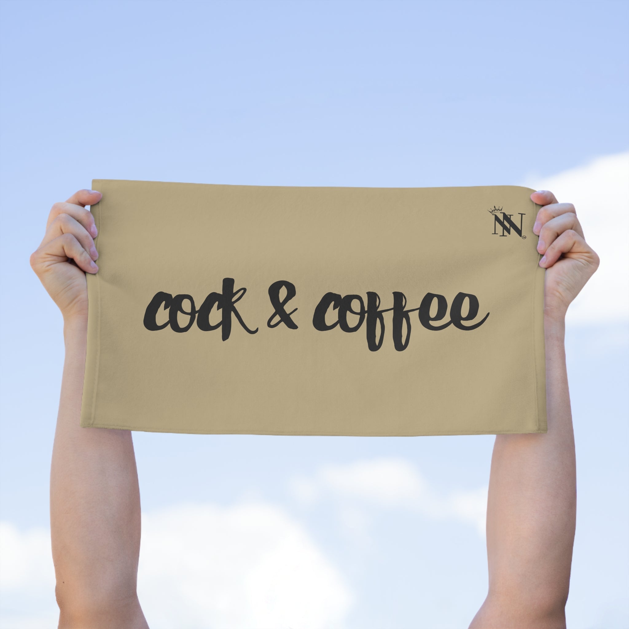 Cock & Coffee Gold | Mix & Match Soft Fun-Flirty Lovers’ Towels