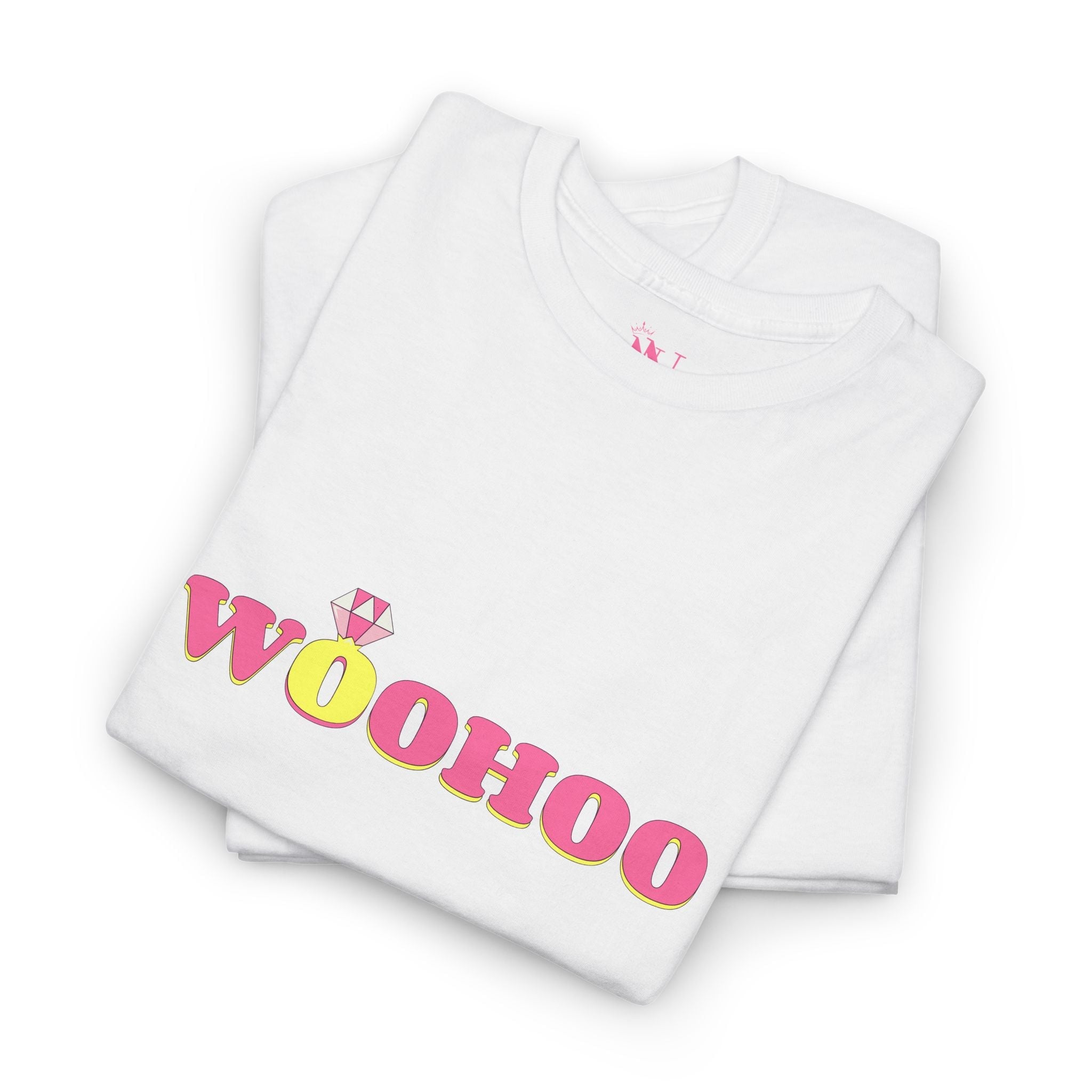 WooHoo Diamond Ring Bride | Mix & Match Cotton Unisex Fun-Flirty Lovers’ T-Shirts