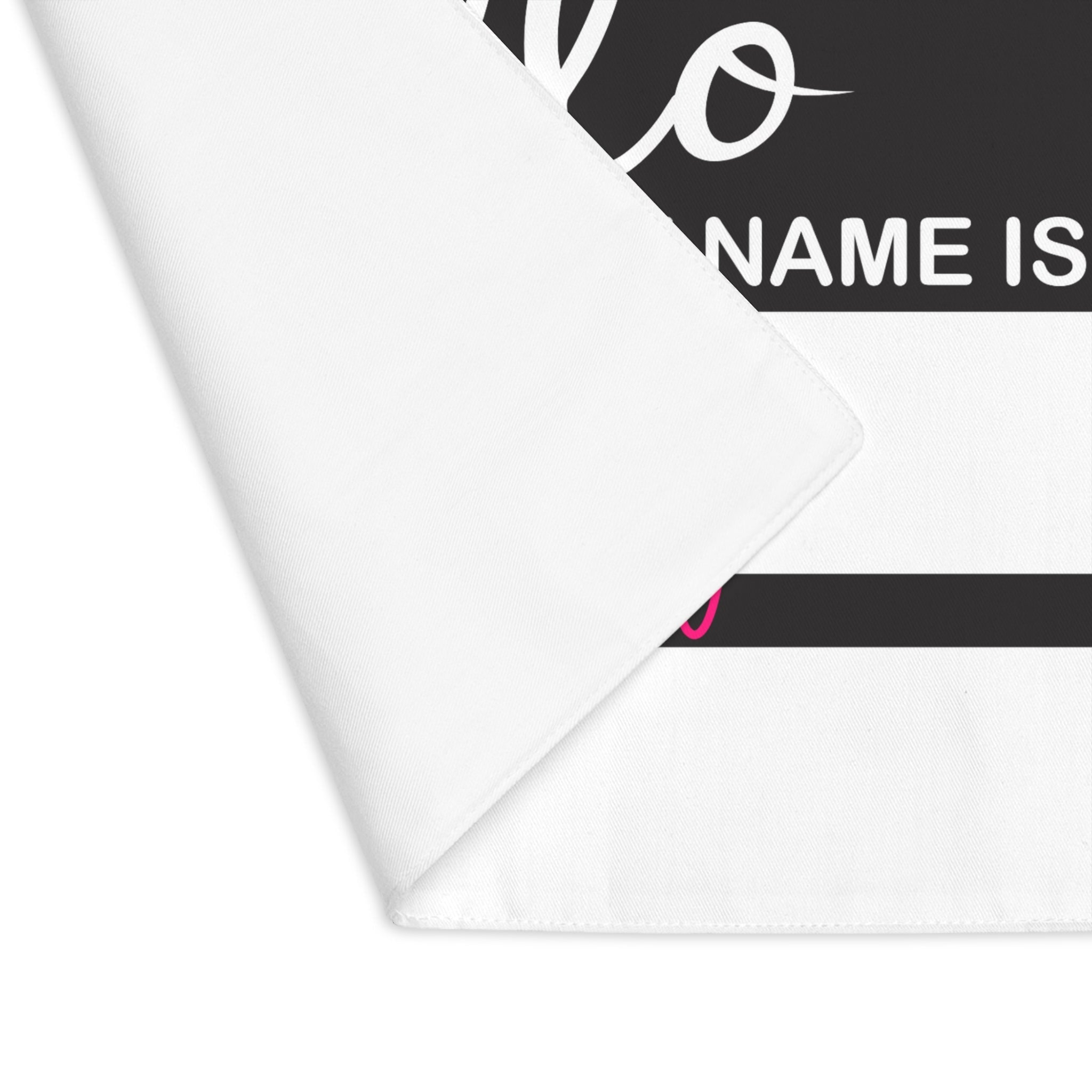 Hello My Name Is Sexy Tag | Mix & Match Playful Fun-Flirty Lovers’ Toy Mats