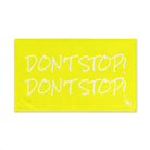 Don’t Stop! Don’t Stop Yellow | Mix & Match Classic Fun-Flirty Lovers’ Towels