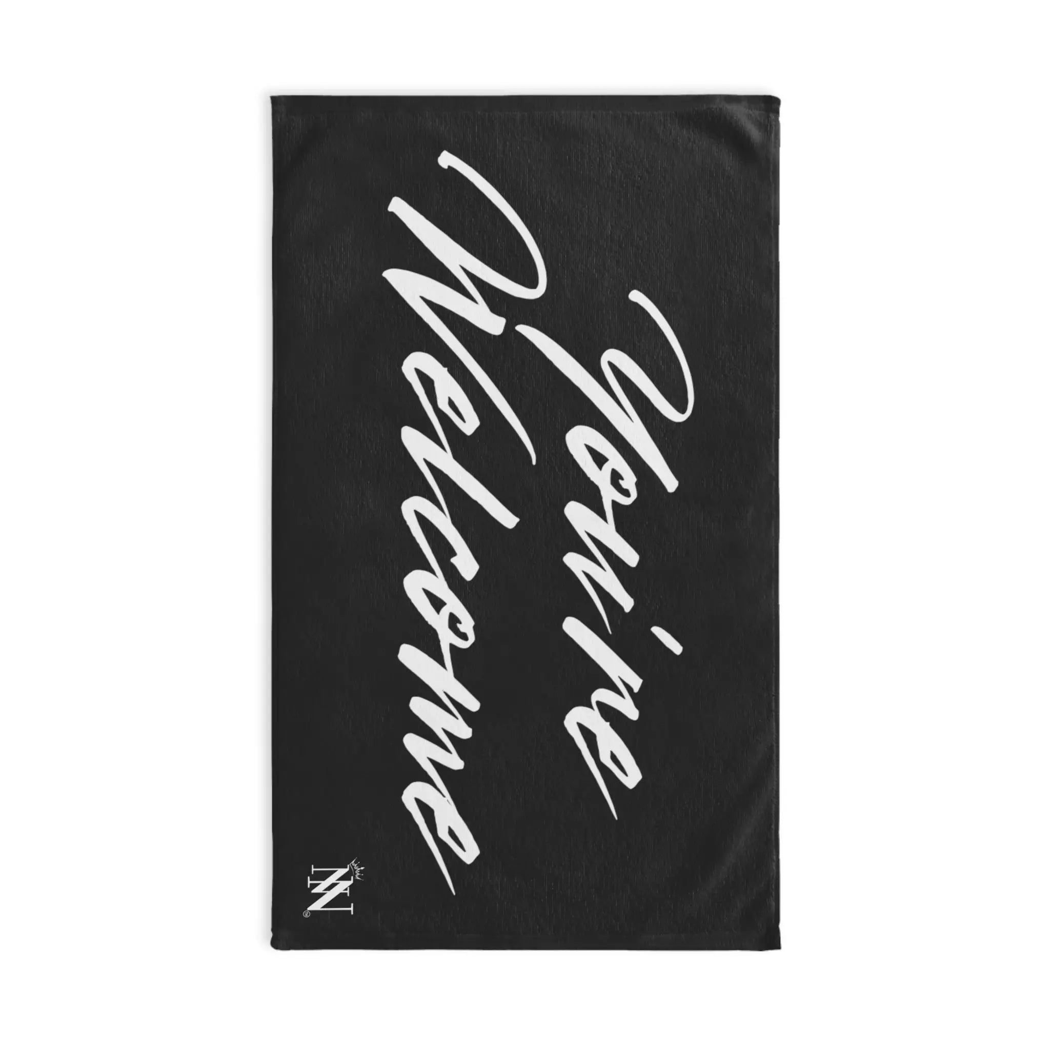 Simply You’re Welcome Dark Grey Cum Towel