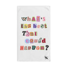 What’s The Best That Could Happen? Ransom Note Cum Towel