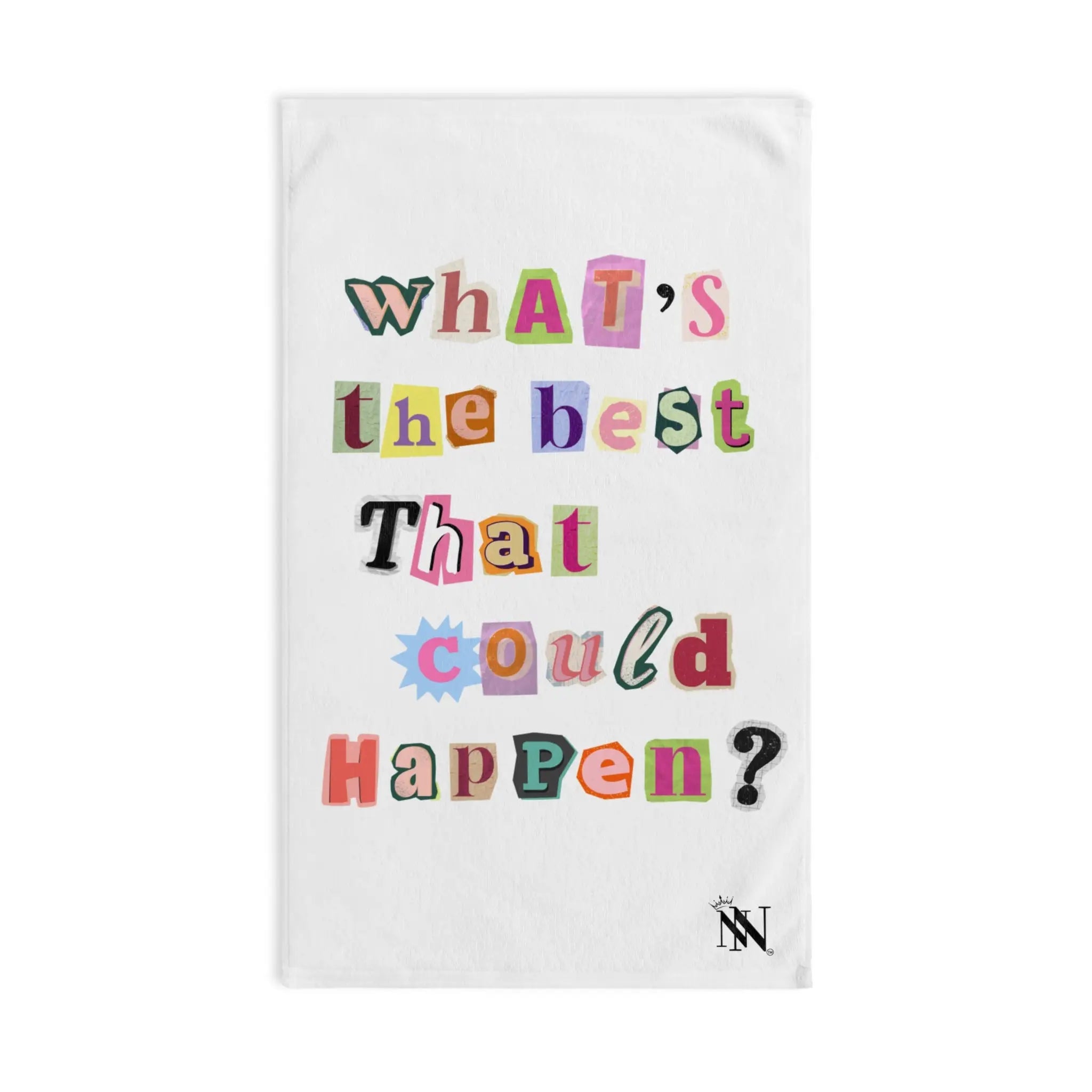 What’s The Best That Could Happen? Ransom Note Cum Towel