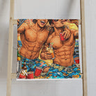 Party Boys Will Be Boys Graphic Series | Mix & Match Classic Fun-Flirty Lovers’ Towels