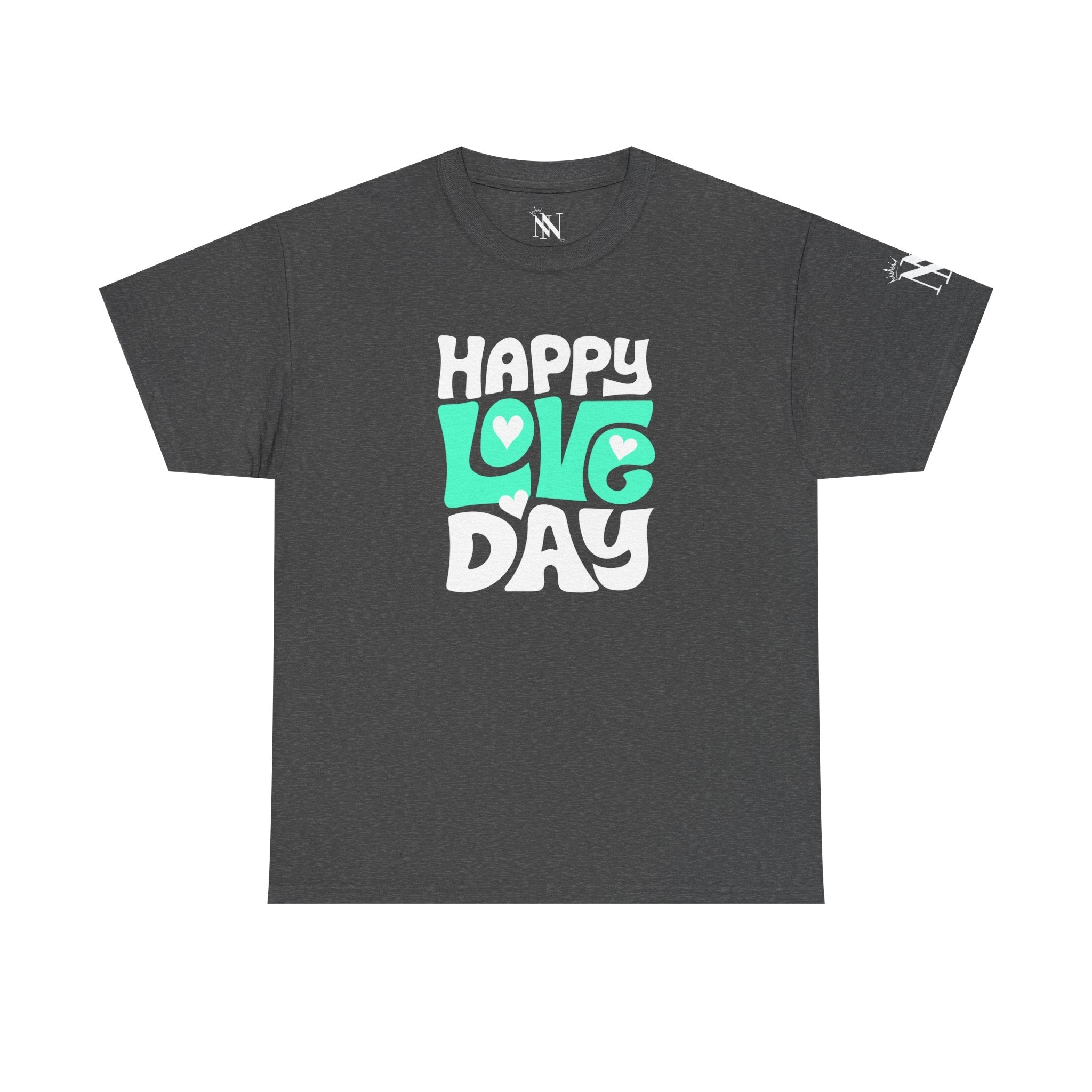Happy Love Day Hearts | Mix & Match Cotton Unisex Fun-Flirty Lovers’ T-Shirts