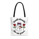 Until Death Do Us Part. Dead Bride Doll | Nectar Napkins Fun-Flirty Lovers’ Totes