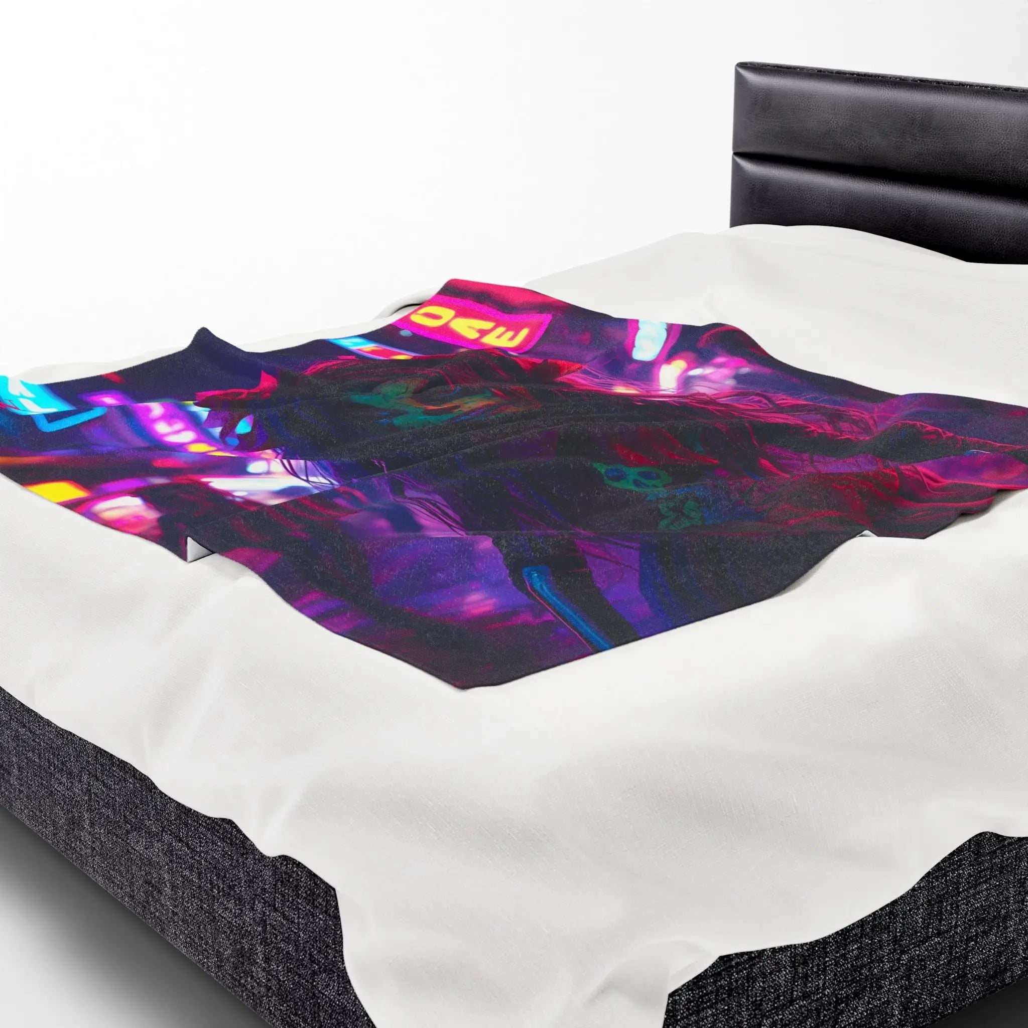 El Día de los Muertos Doll Graphic | Mix & Match Velveteen Fun-Flirty Lovers’ Blankets