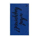 What Happened? Blue Cum Towel