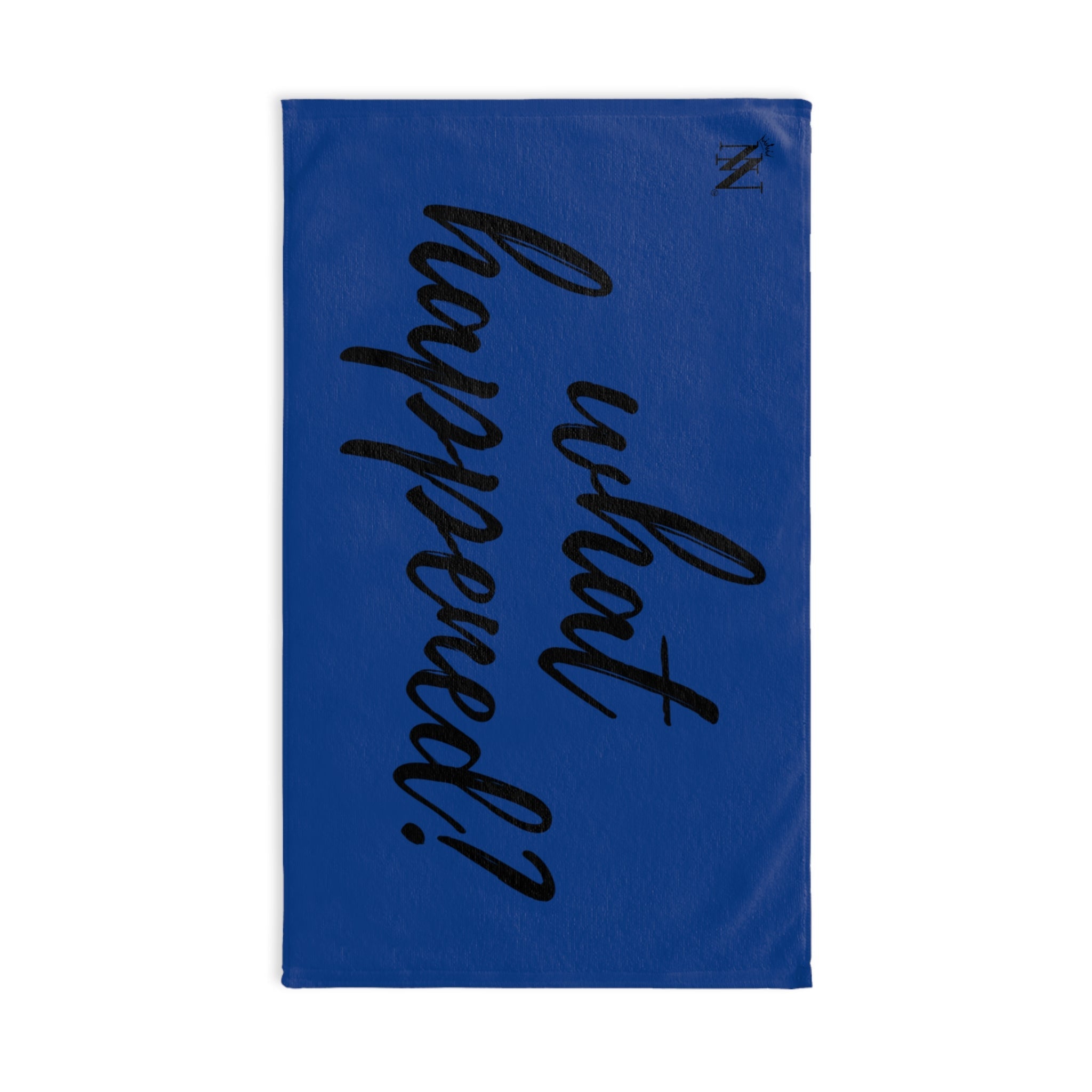 What Happened? Blue Cum Towel