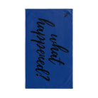 What Happened? Blue | Mix & Match Classic Fun-Flirty Lovers’ Towels