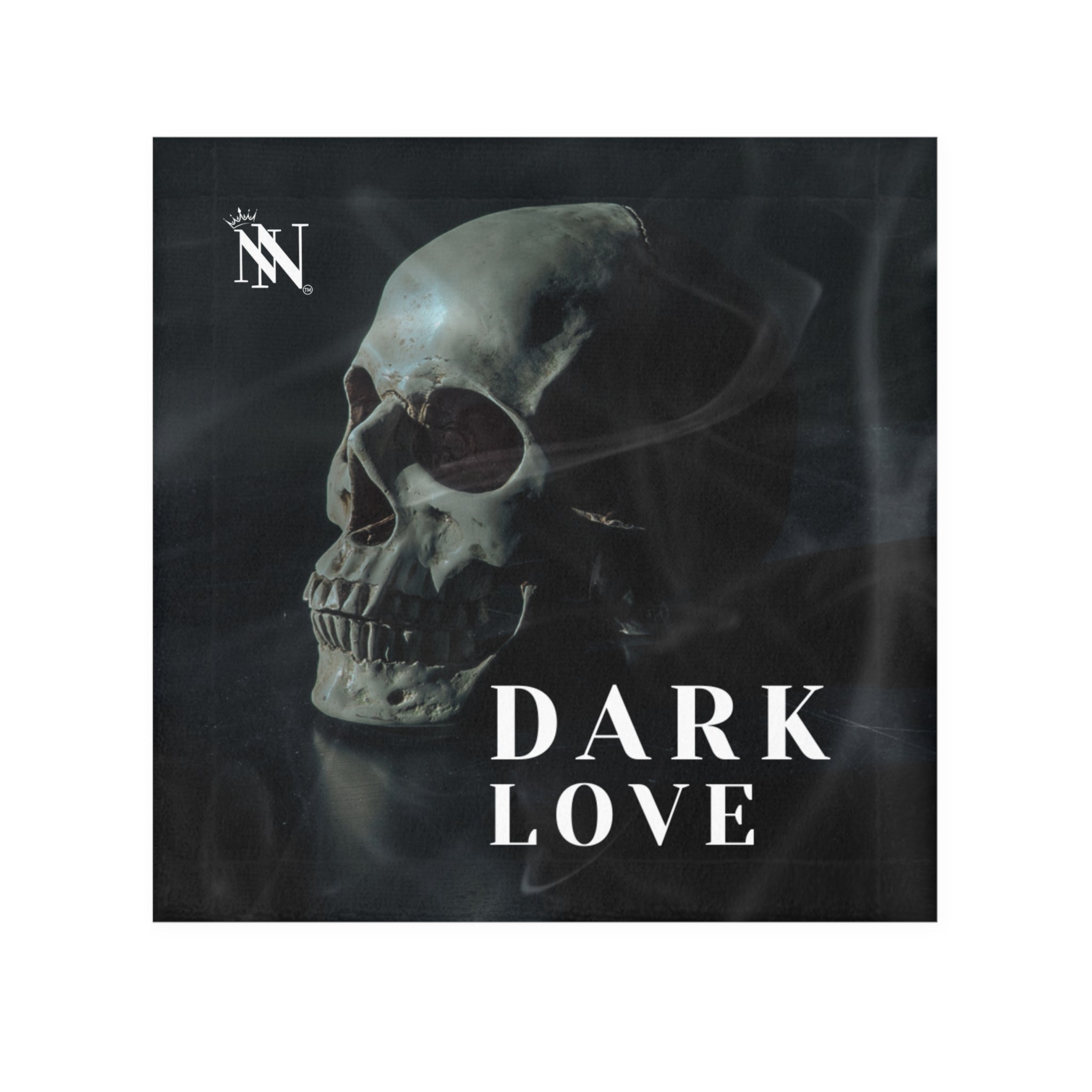 Dark Love Skull Photograph Cum Rag