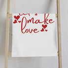 Let’s Make Love Hearts Cum Towel