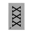 Black XXX Light Grey | Mix & Match Original Fun-Flirty Lovers’ Towels