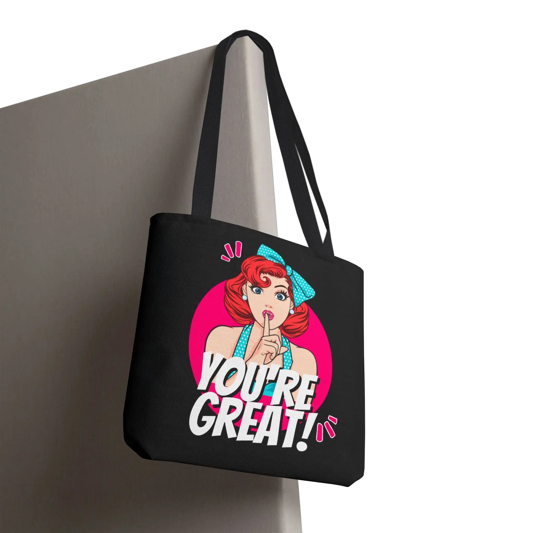 Shh! You’re Great! Anime | Nectar Napkins Fun-Flirty Lovers’ Totes