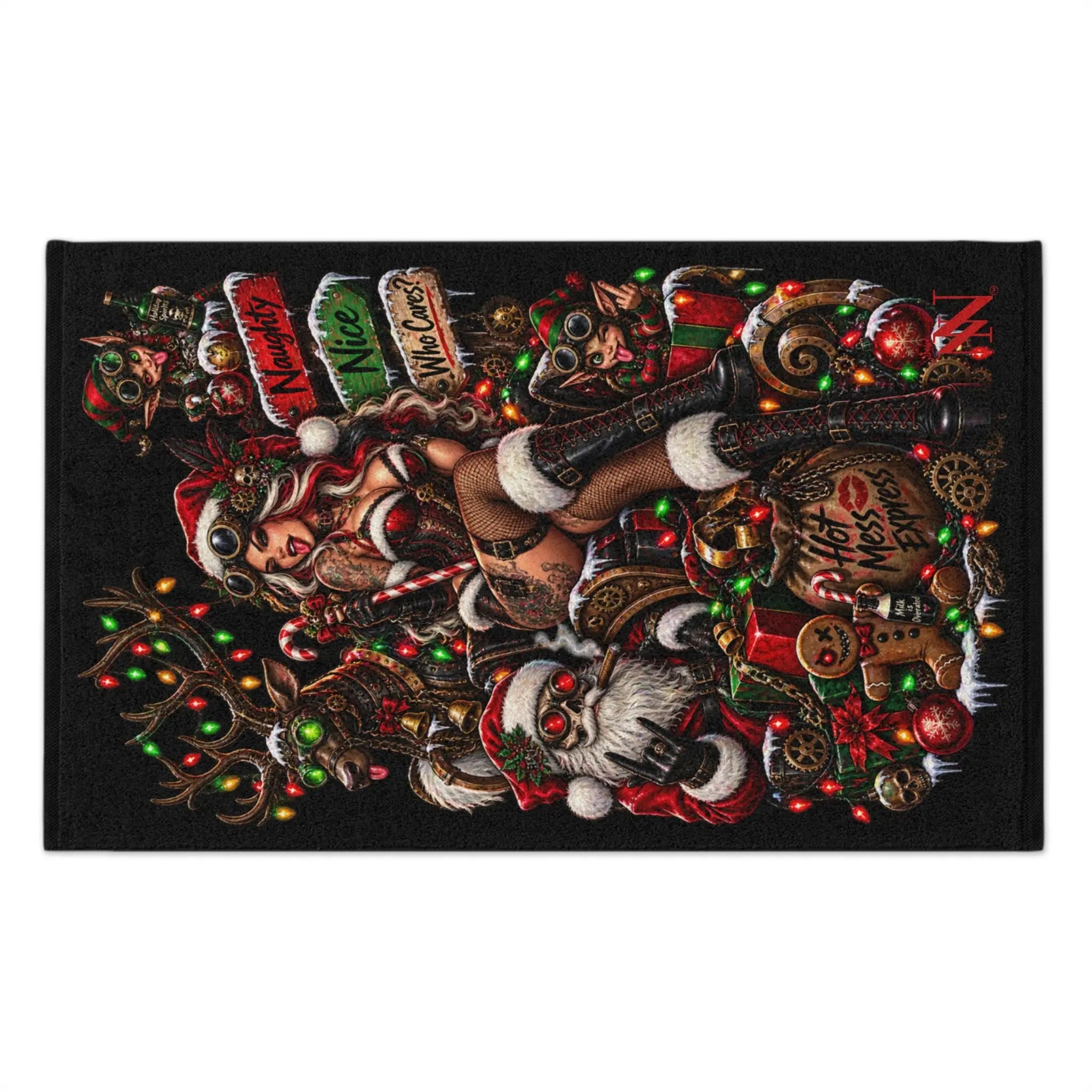 Christmas Wicked Fantasy | Nectar Napkins Fun-Flirty Lovers’ Towels
