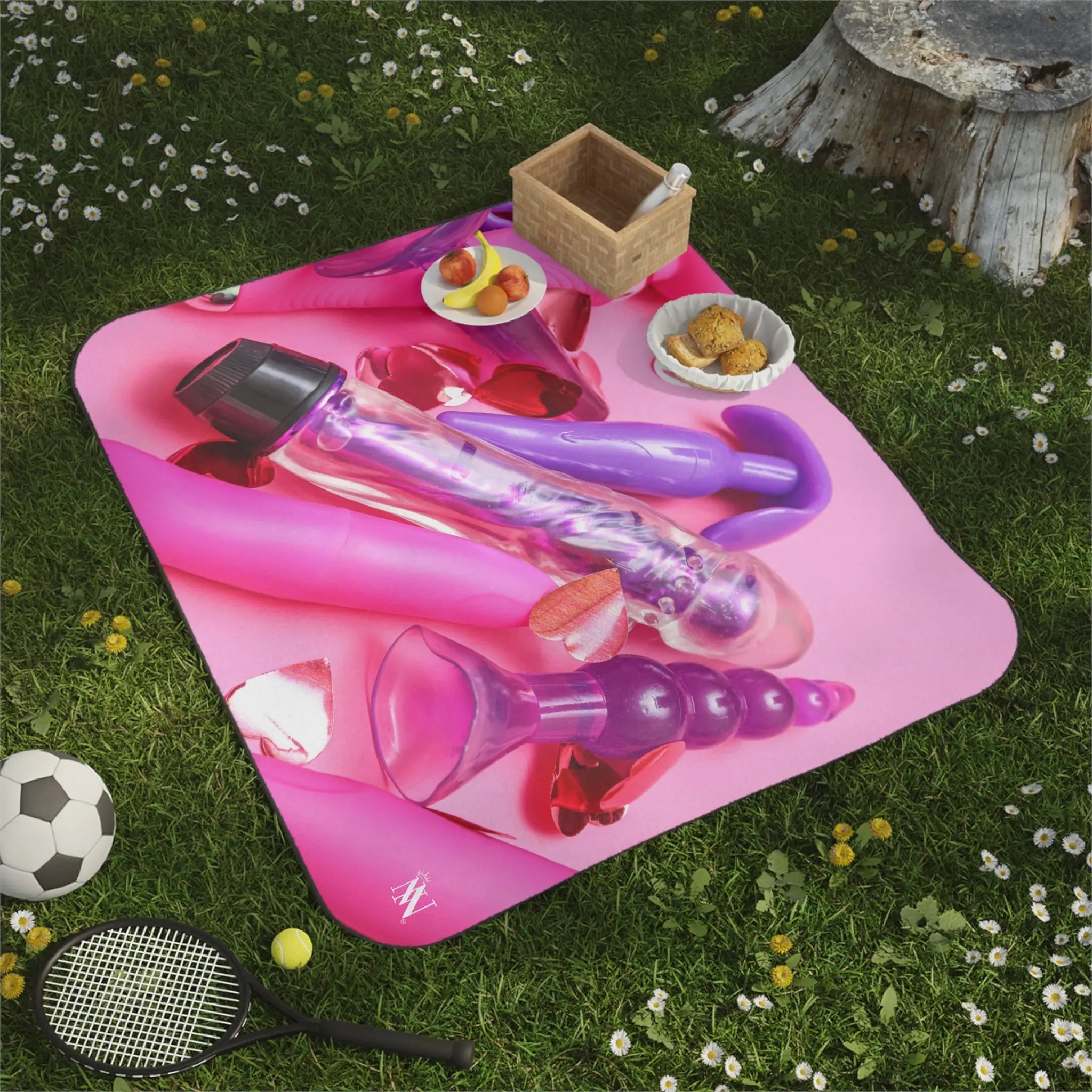 Vivid Sex Toys Photograph | Mix Match Fun-Flirty Lovers’ Water-Resistant Blankets
