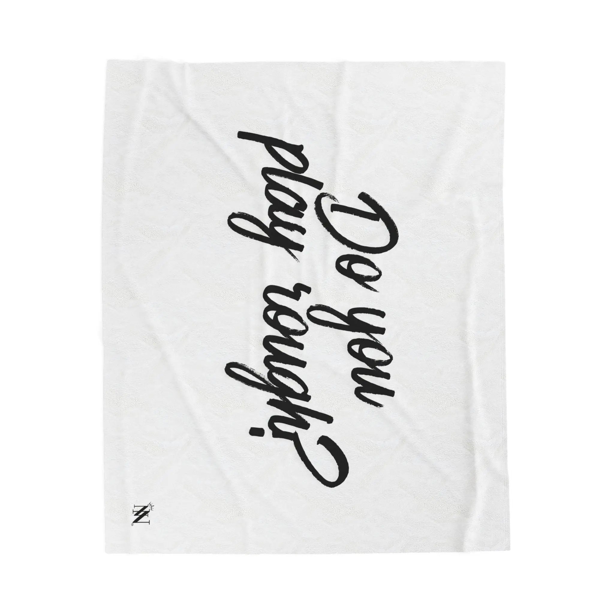 Do You Play Rough? | Mix & Match Velveteen Fun-Flirty Lovers’ Blankets