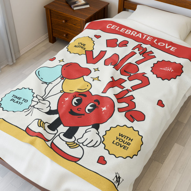 Be My Valentine | Mix & Match Soft Fun-Flirty Lovers’ Blankets