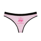 The Cumback Now is Always Stronger Erotic Sex Gifts Humor Women’s Thong