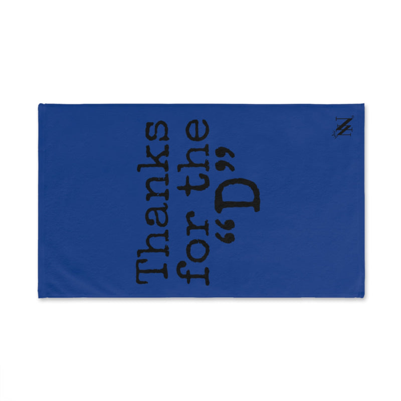 Thanks for the ’D’ Blue | Mix & Match Classic Fun-Flirty Lovers’ Towels
