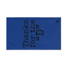 Thanks for the ’D’ Blue | Mix & Match Classic Fun-Flirty Lovers’ Towels