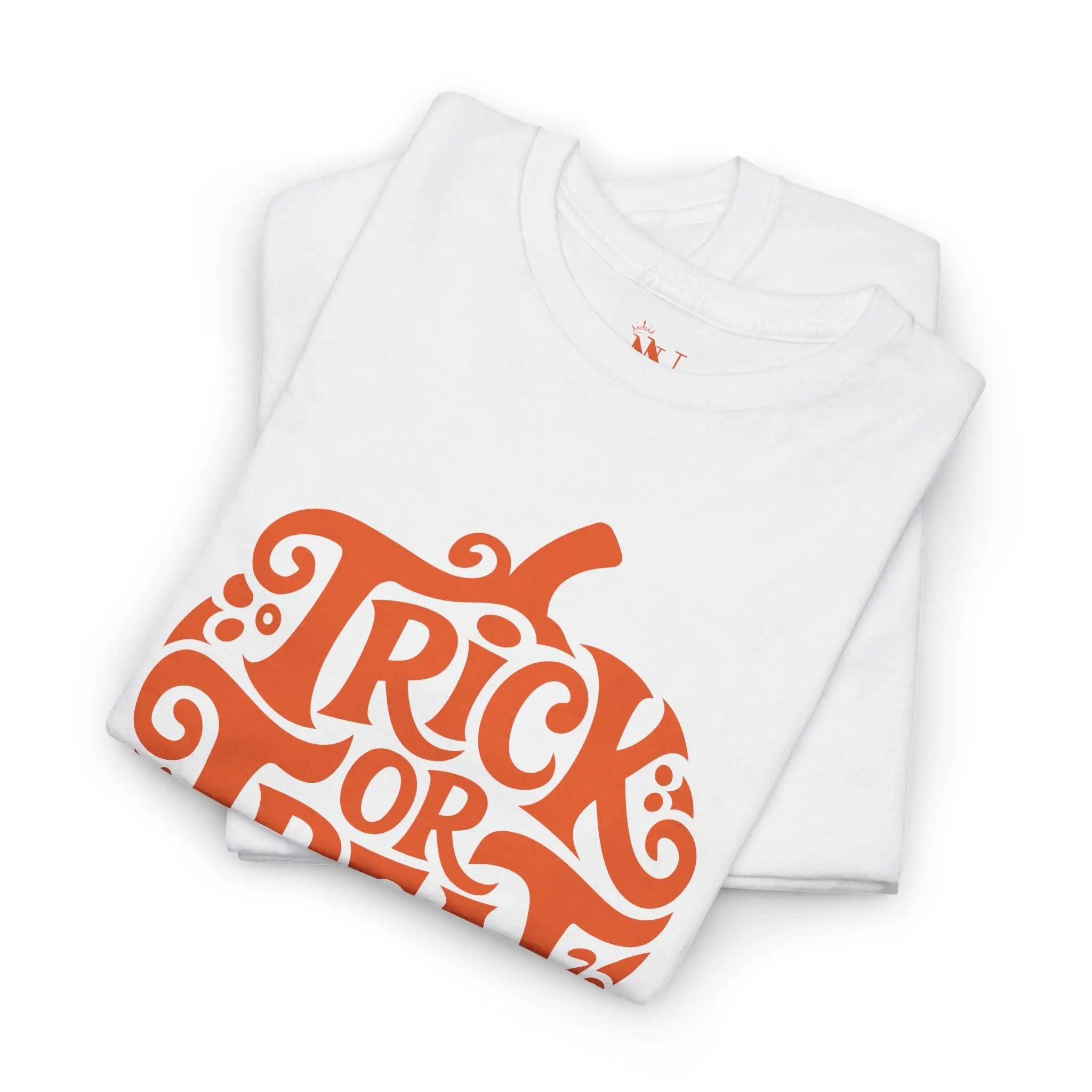 Trick Or Treat Pumpkin | Mix & Match Cotton Unisex Fun-Flirty Lovers’ T-Shirts